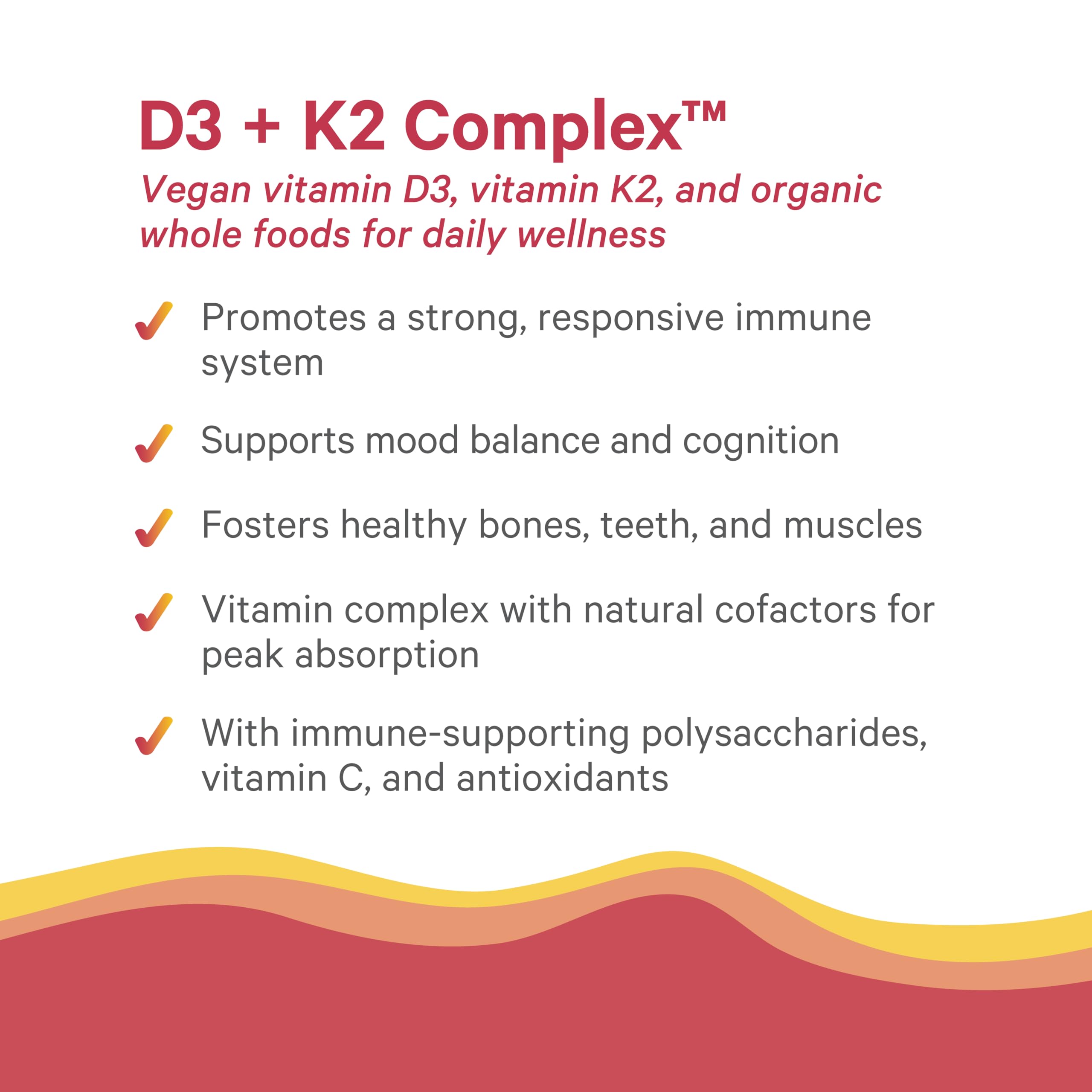 Illustration of bone, immune system, and brain health benefits