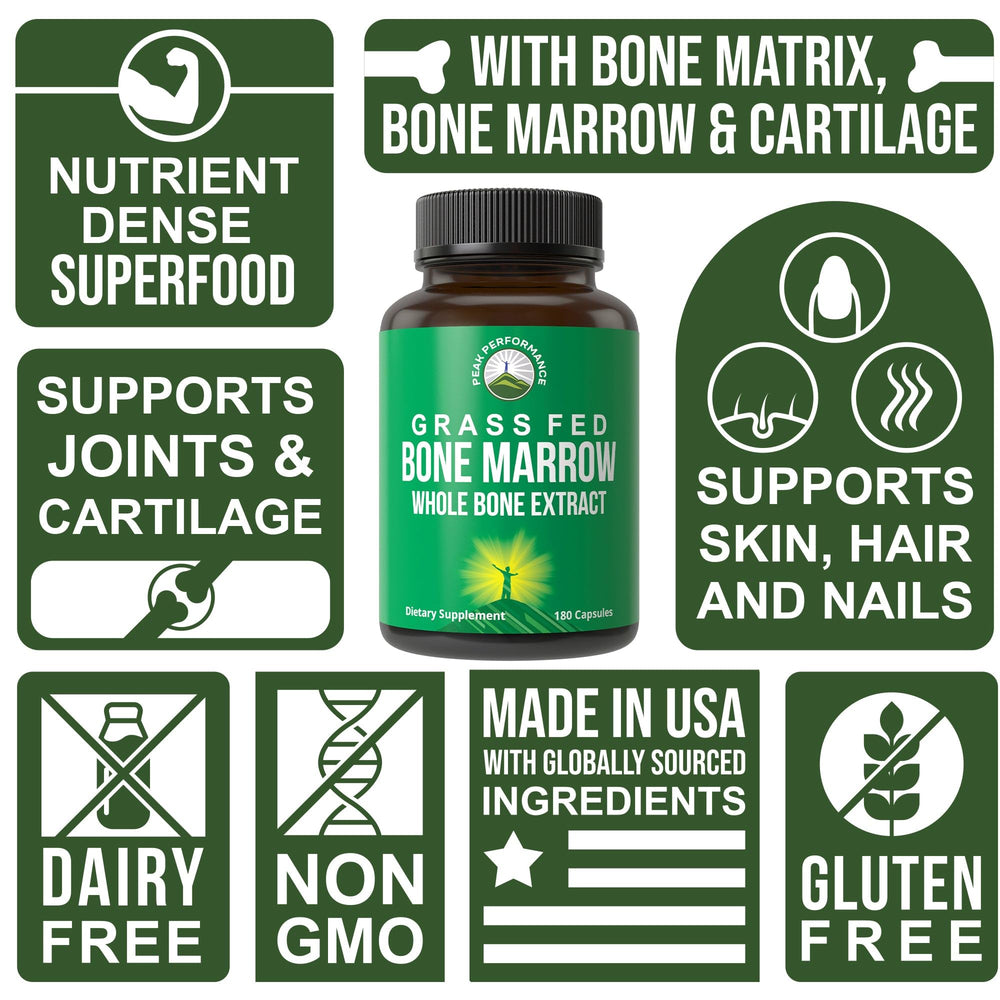 Bones and cartilage nutrition highlighting bone matrix and marrow