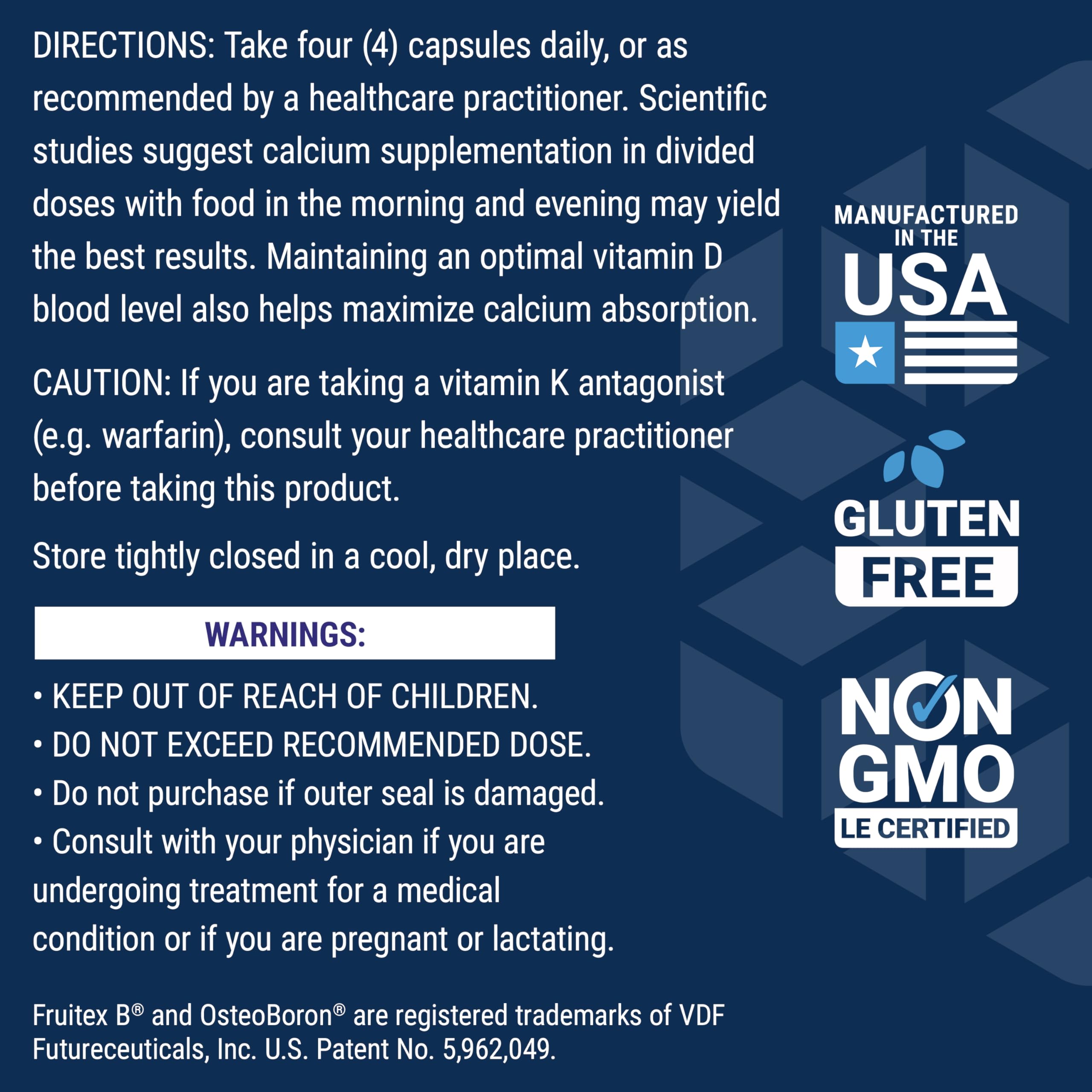 Gluten-free and non-GMO capsule packaging