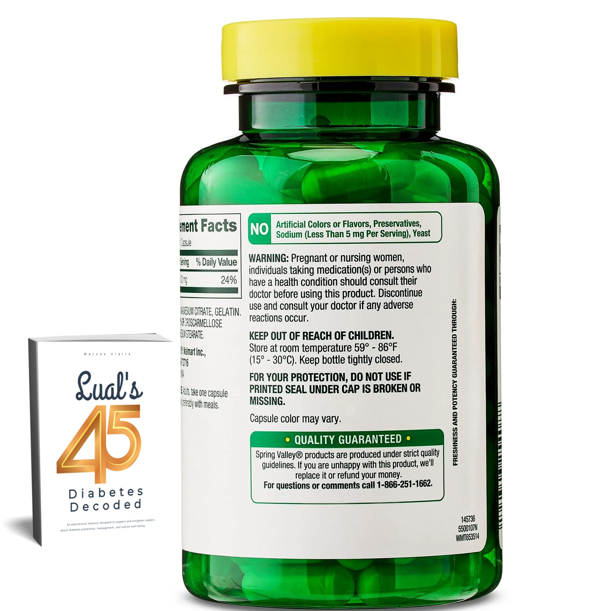 Supports bone and teeth health with magnesium