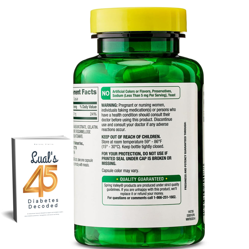 Supports bone and teeth health with magnesium