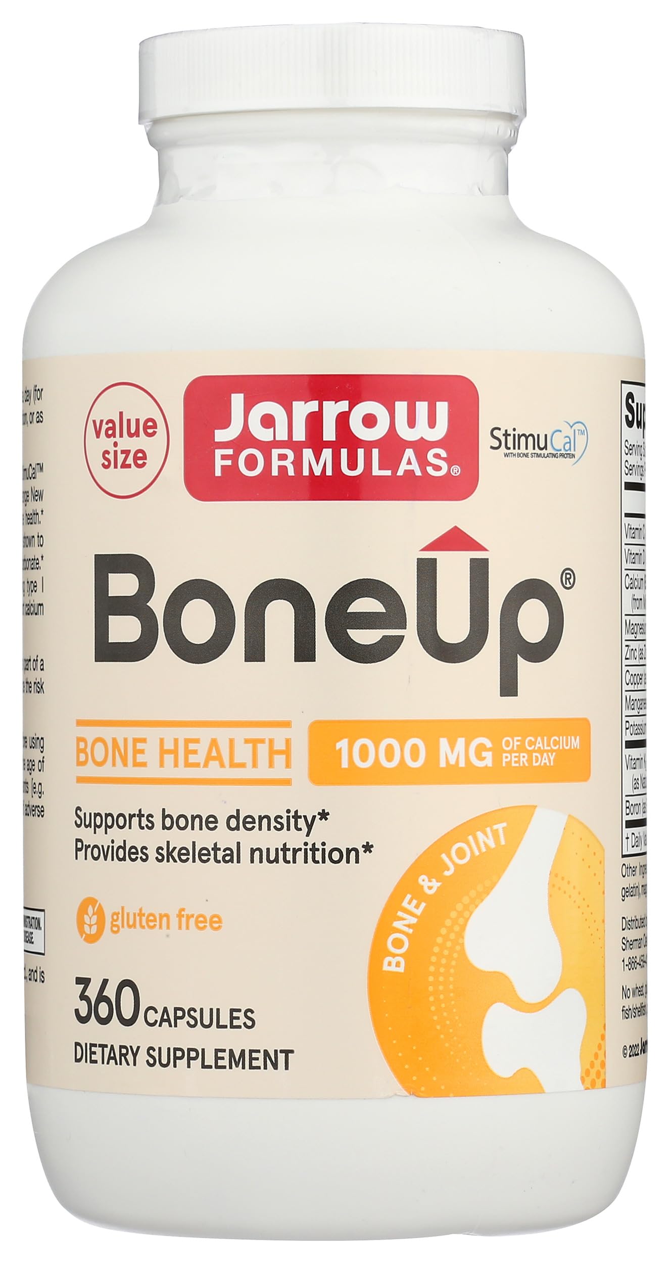 Jarrow Formulas BoneUp bottle with 360 capsules