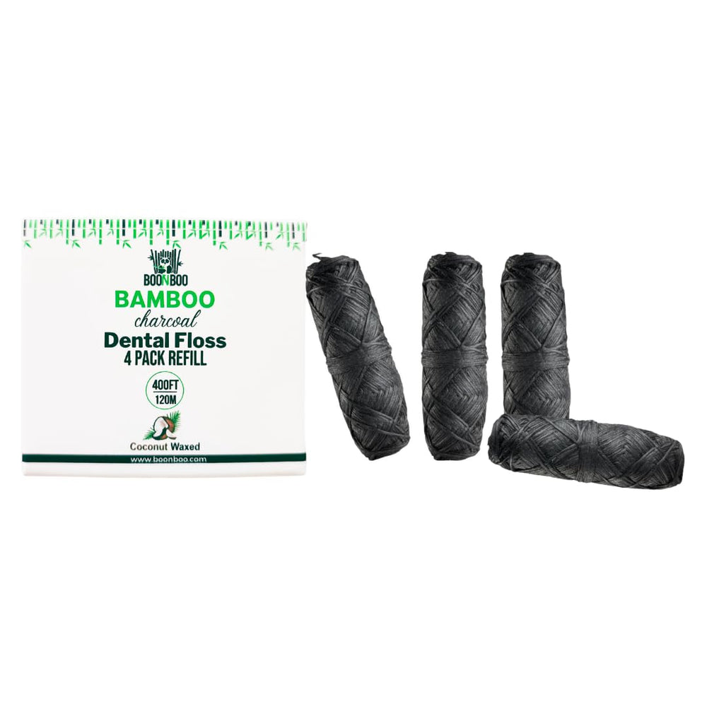 BOONBOO dental floss refill packaging made from FSC-certified paper