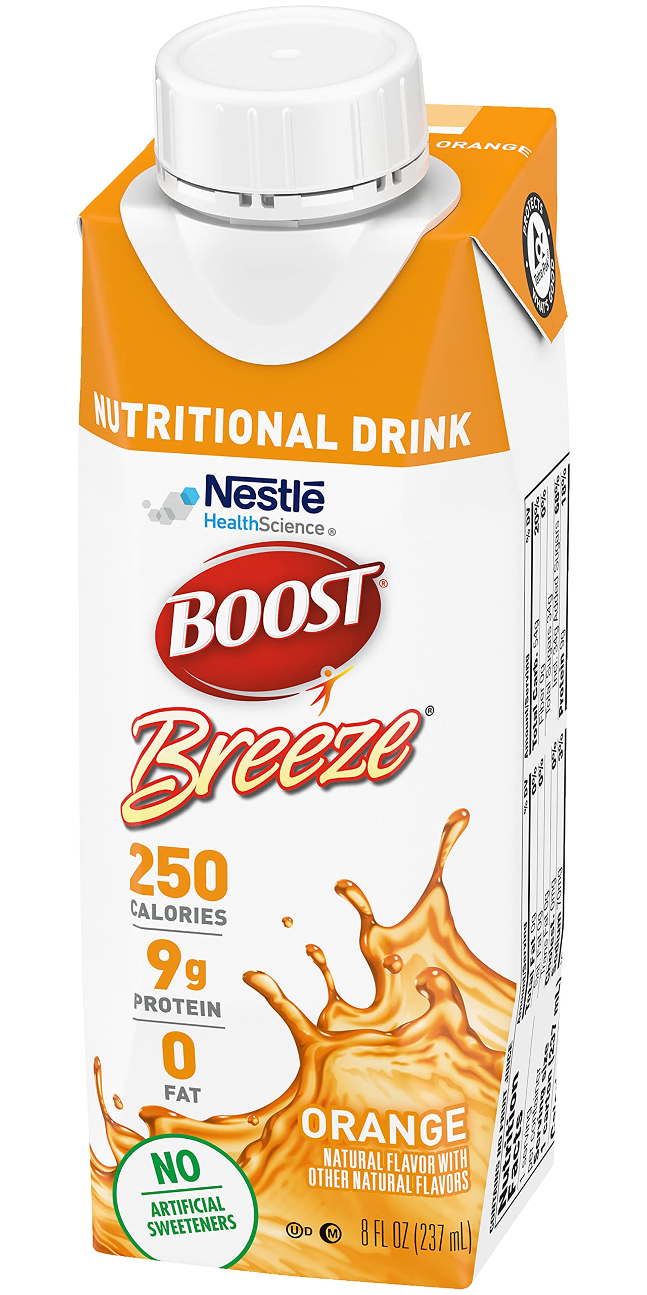 Boost Breeze three-pack packaging demonstrates convenient multi-pack for on-the-go fueling.