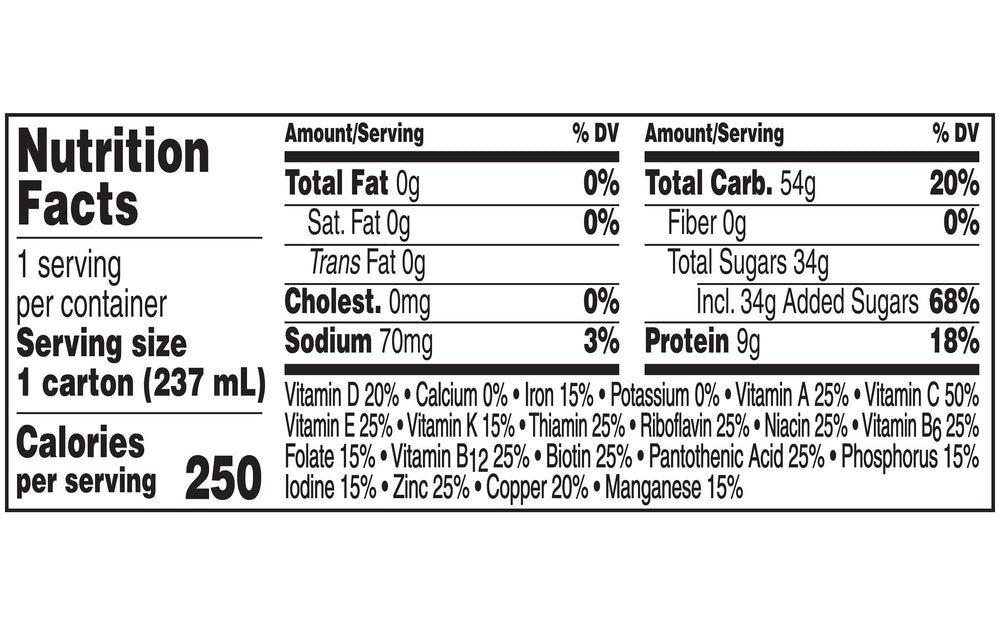 BOOST Breeze Wildberry close up label highlights calories and protein