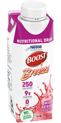 BOOST Breeze Wildberry pour demonstrates easy serving