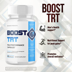 Side view of Boost TRT Capsules two-pack