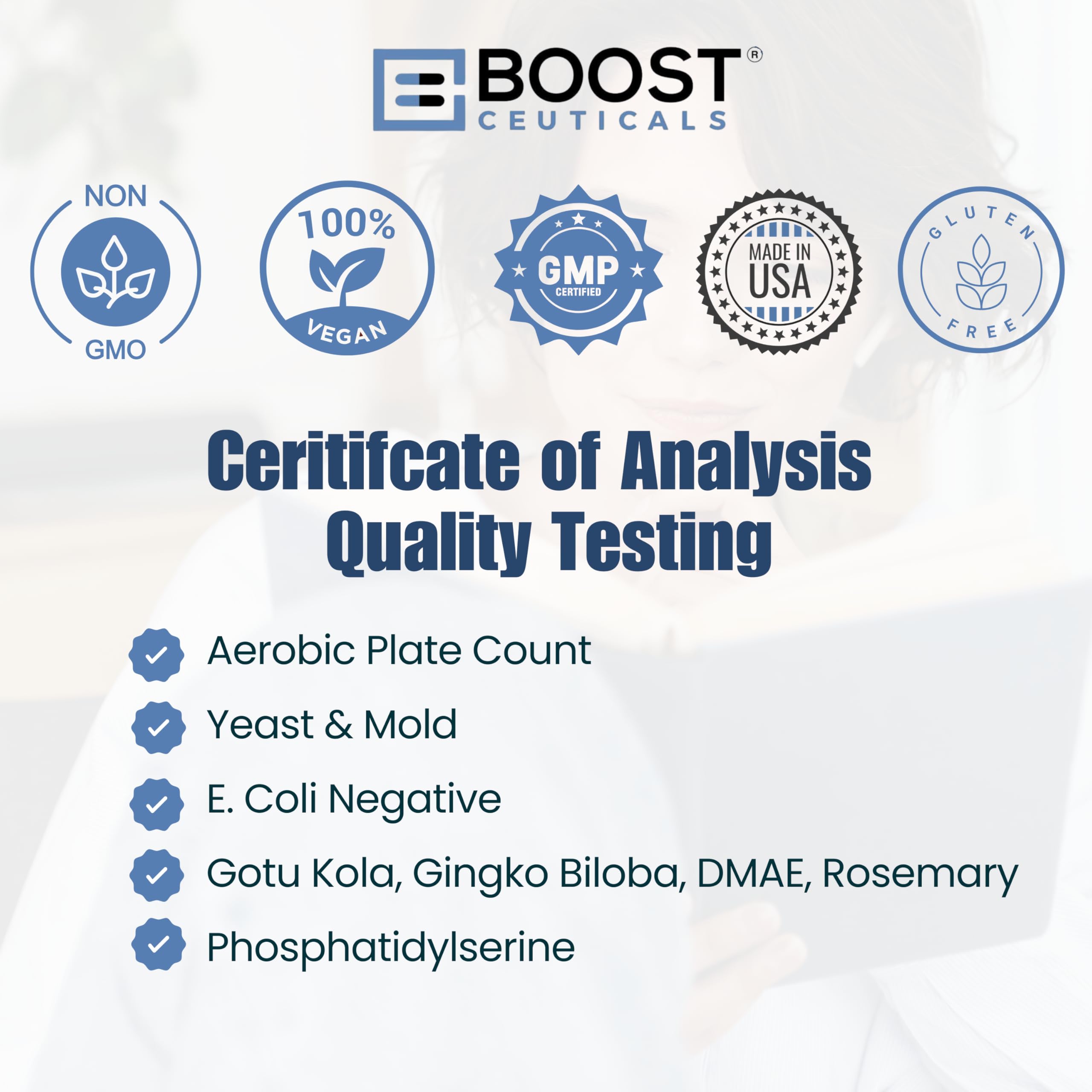 GMP certified USA lab seal