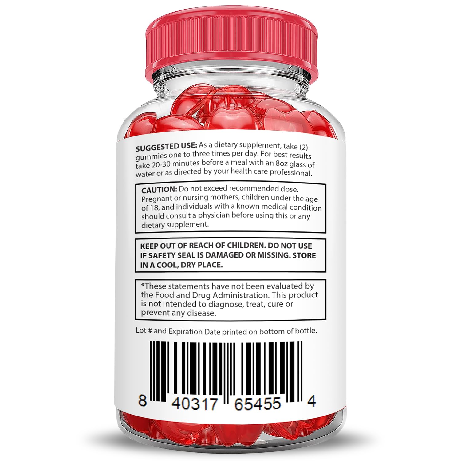 Vegan, non-GMO, gluten-free and gelatin-free gummies