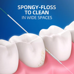 Regular floss for cleaning beneath the gumline