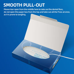Pre-cut floss strands ready for use