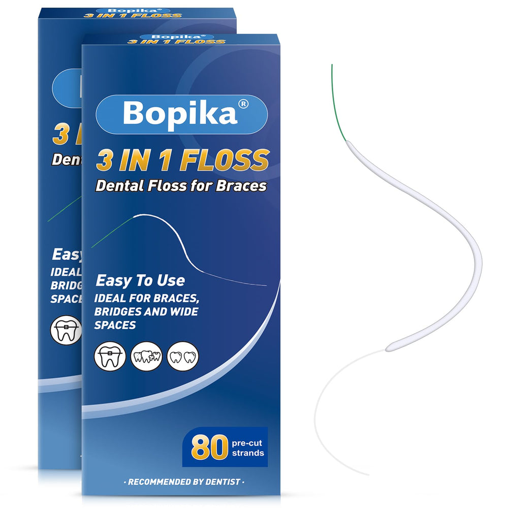 Bopika Dental Floss for Braces packaging