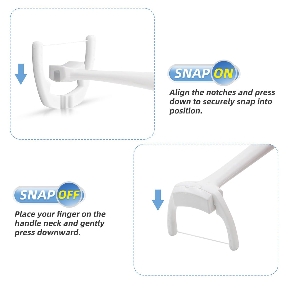 Durable floss material for Bopika refill heads