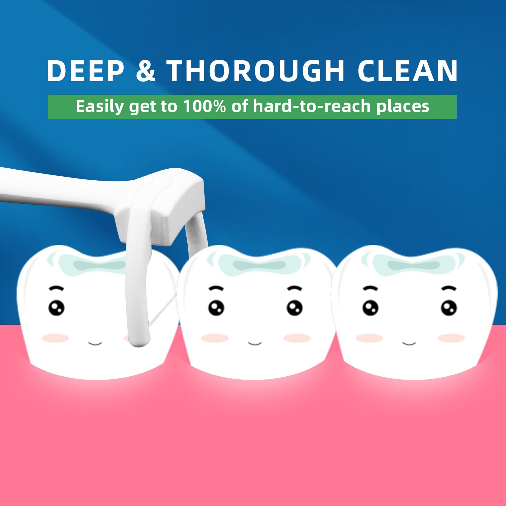 High-tenacity floss material resists stretching and shredding