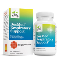 BosMed Respiratory Support bottle – front label