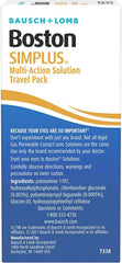 Travel-size 1 oz bottle for gas permeable lens care
