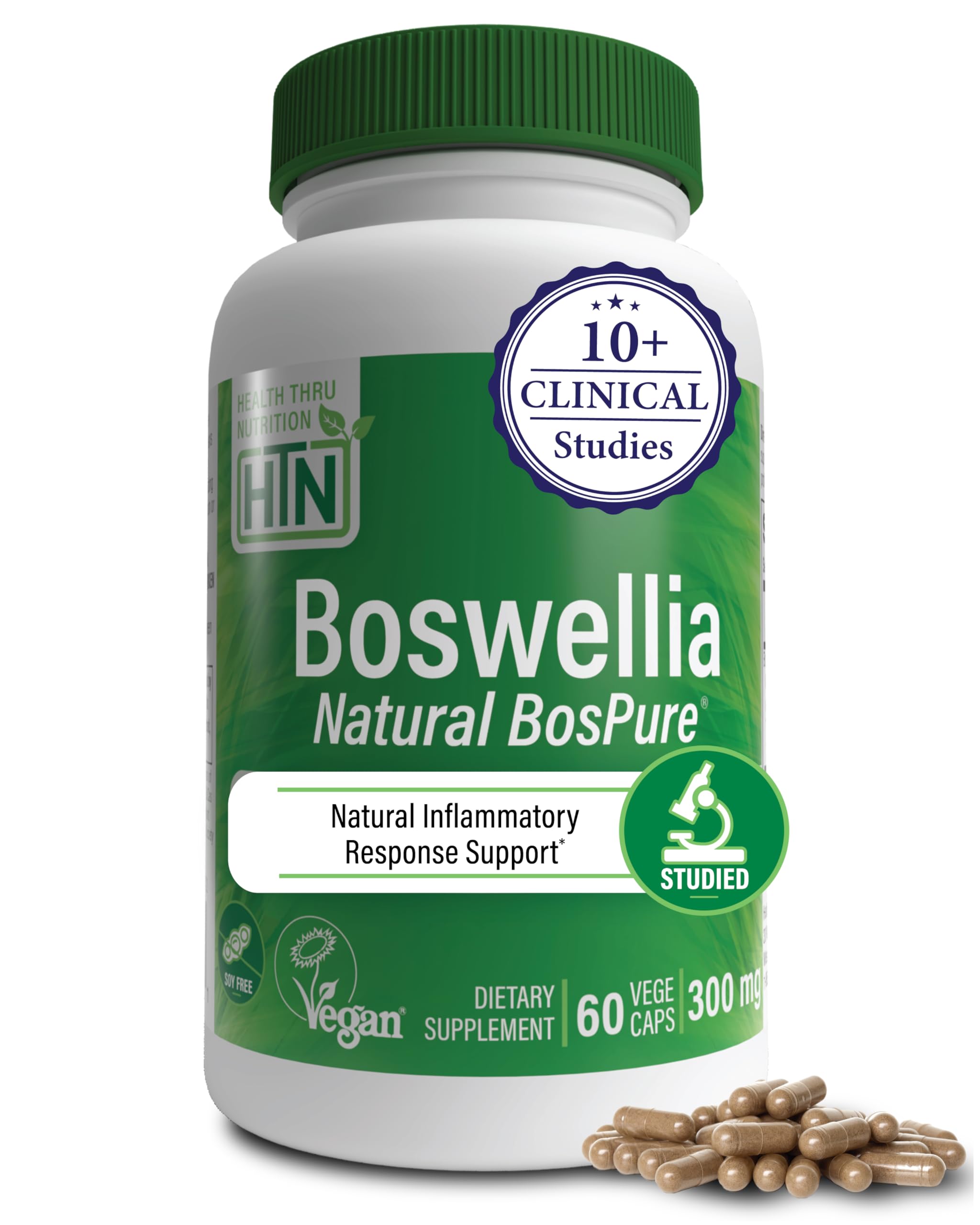 Health Thru Nutrition Boswellia AKBAMAX 300mg bottle with 60 capsules