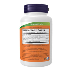 Close-up of standardized boswellia extract label