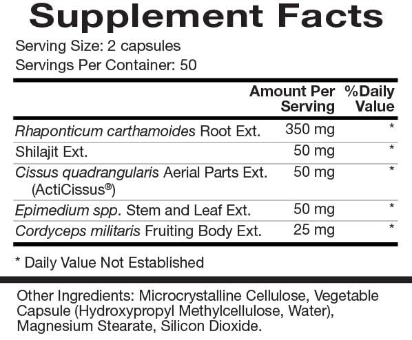 Rhaponticum extract highlighted with 5% ecdysteroids