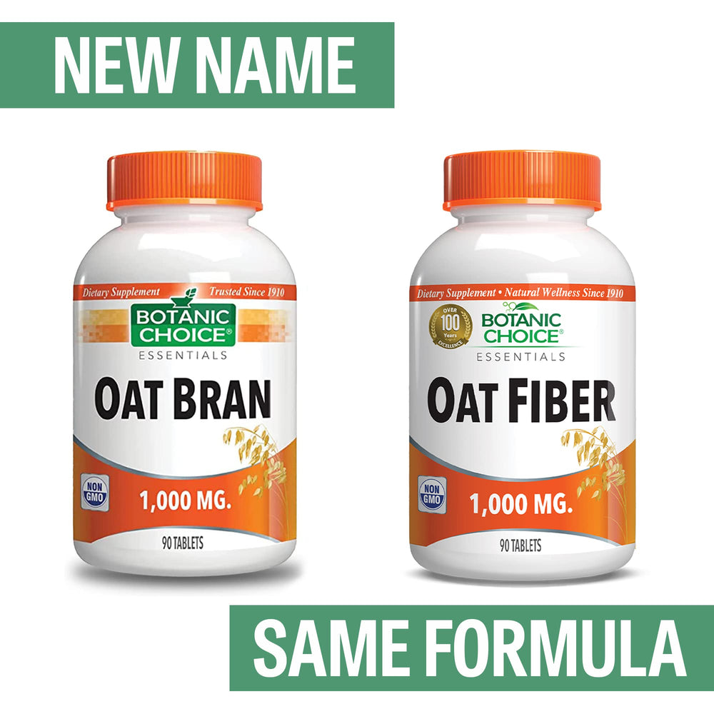 Oat fiber supplement ingredients and label