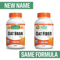 Oat fiber supplement ingredients and label