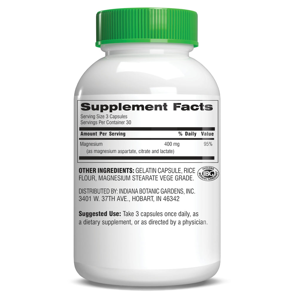 Botanic Choice gluten-free magnesium capsules for daily routine