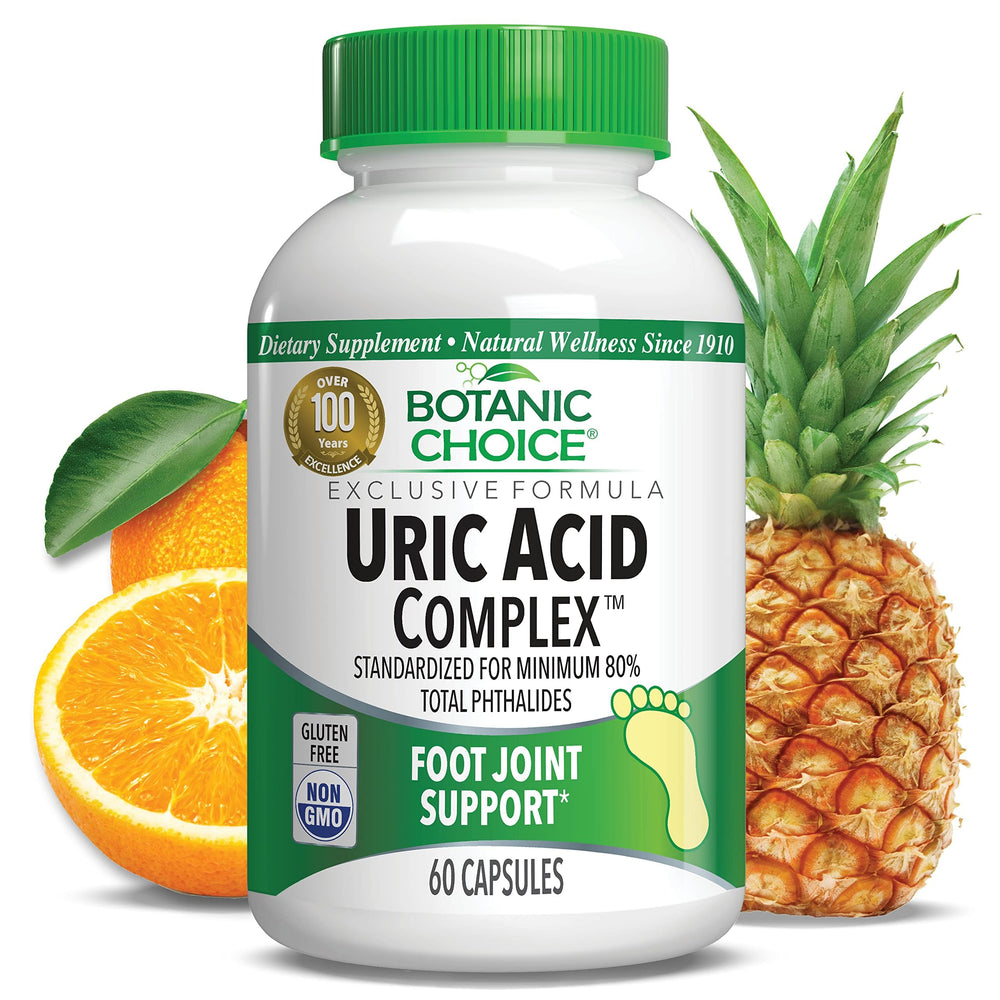 Botanic Choice Uric Acid Complex bottle front view
