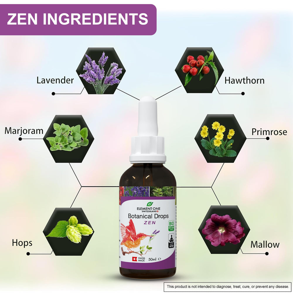 Marjoram herb ingredient in Botanical Zen Drops
