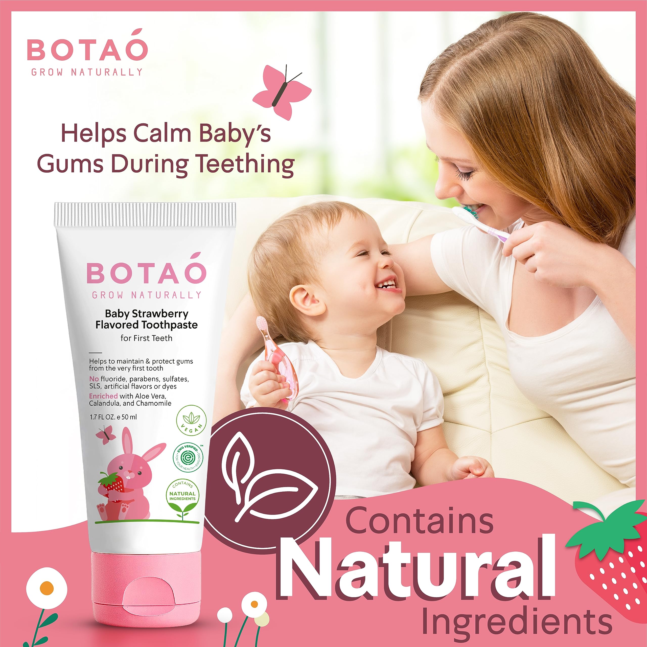 Safe to swallow training toothpaste for toddlers
