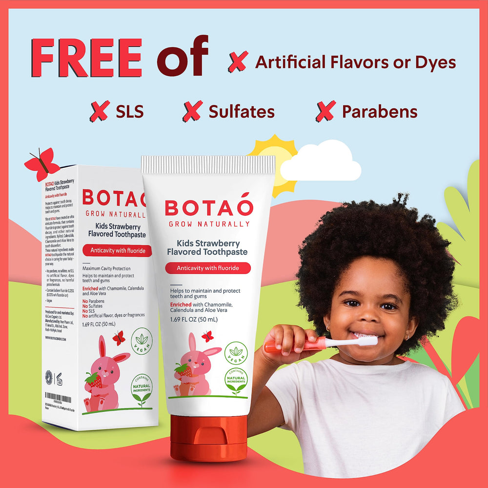 Maximum cavity protection for kids toothpaste