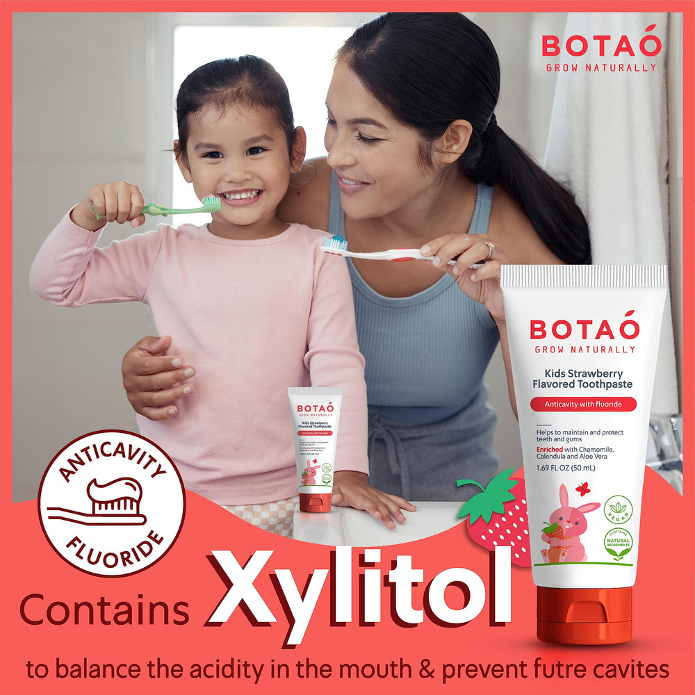 BOTAO Kids Toothpaste vegan and SLS-free certification