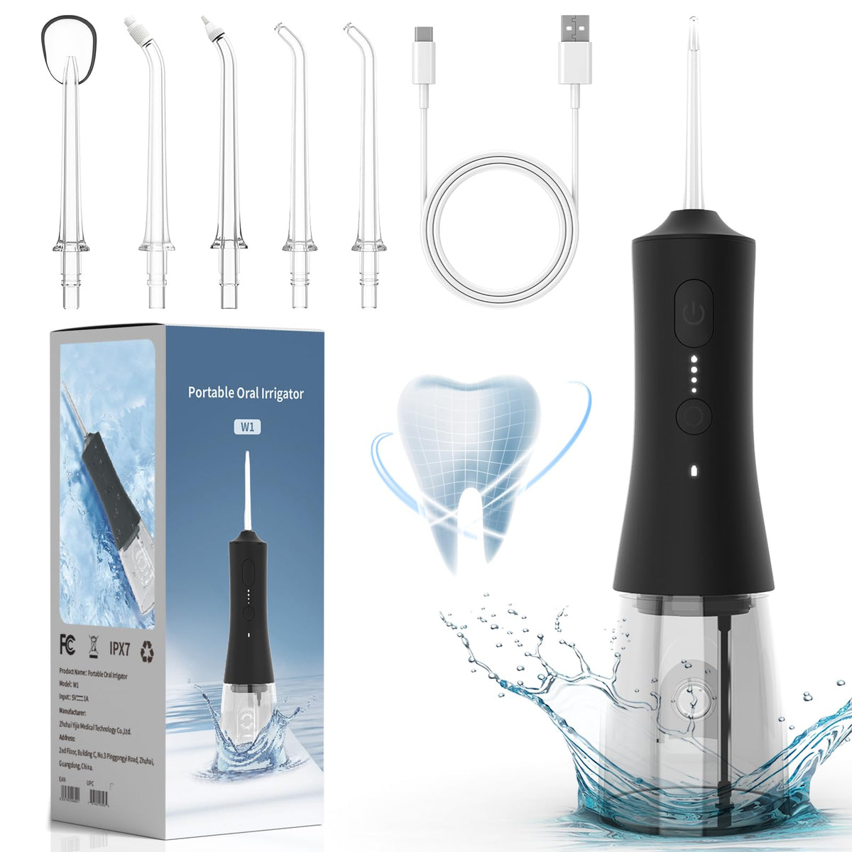 BOTLIFE W1 Water Flosser front view