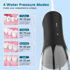 High-frequency 1400 pulses per minute for deep cleaning