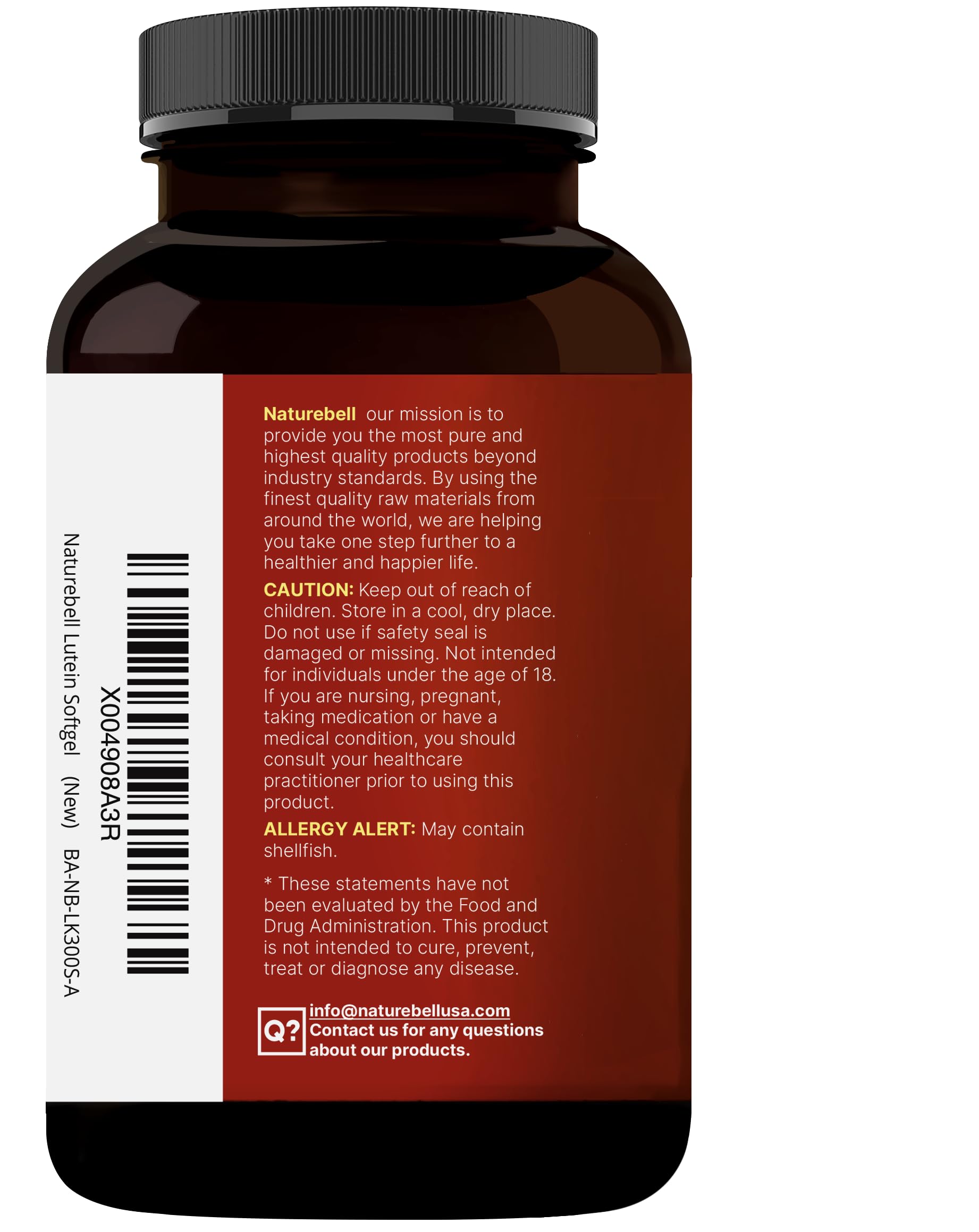 Bottle of 360 softgels with label