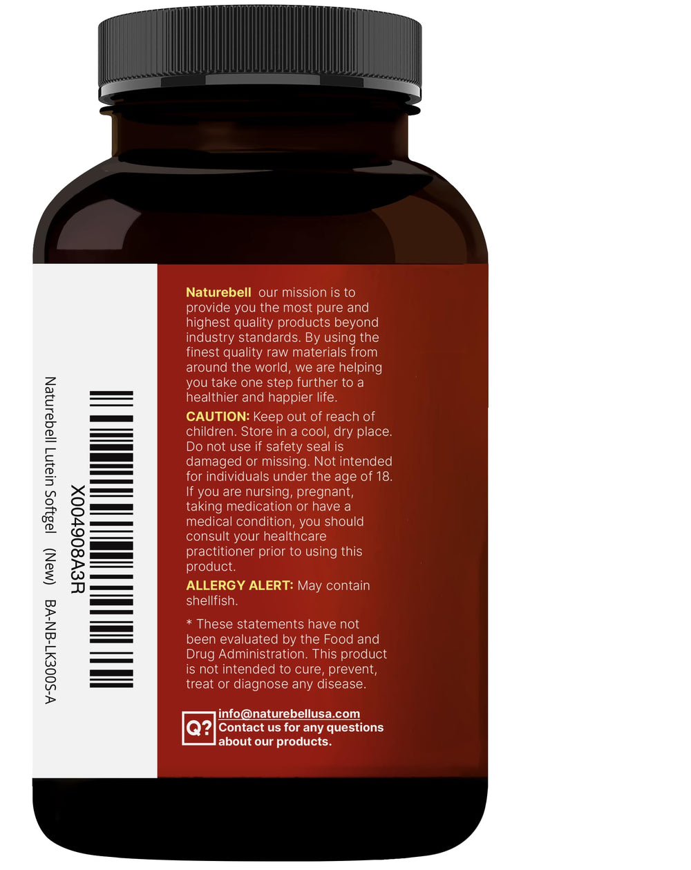 Bottle of 360 softgels with label
