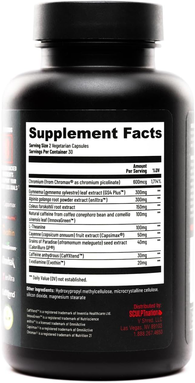 Front view of Burn thermogenic fat burner bottle with label