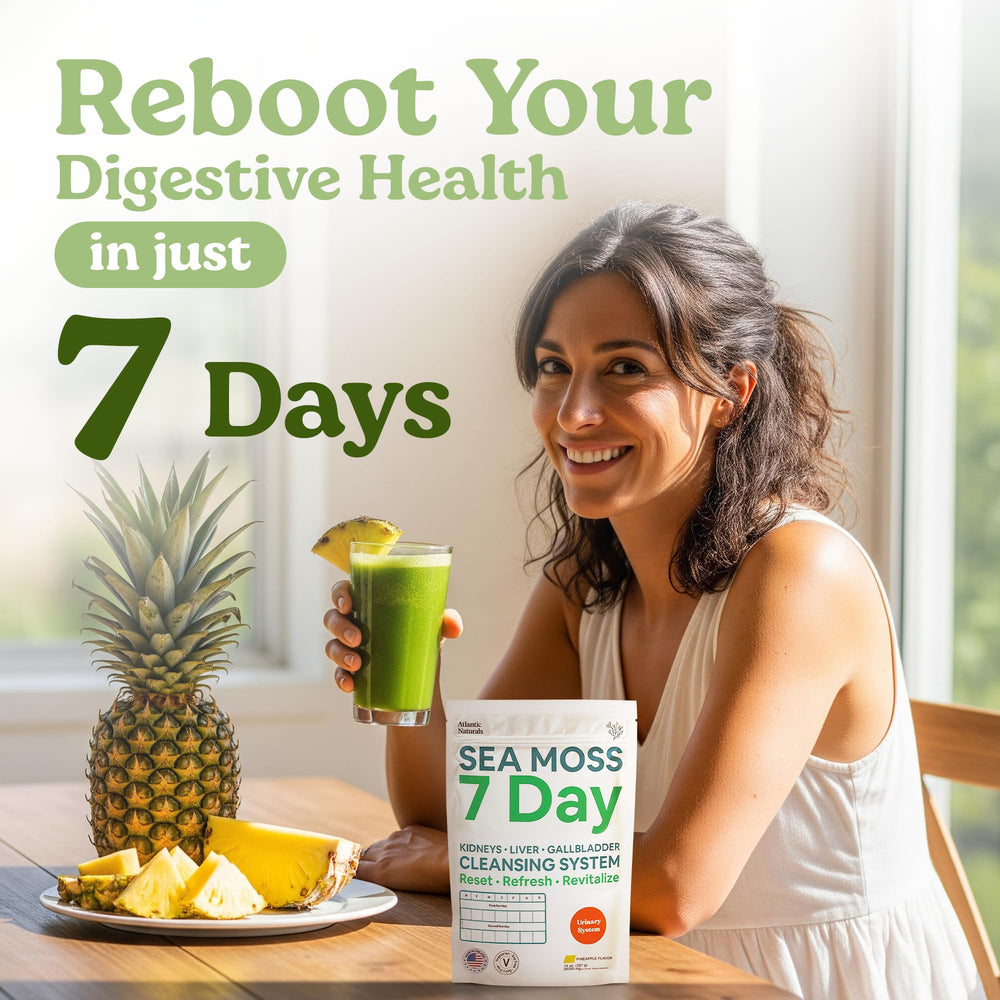 Atlantic Naturals detox bottle with label
