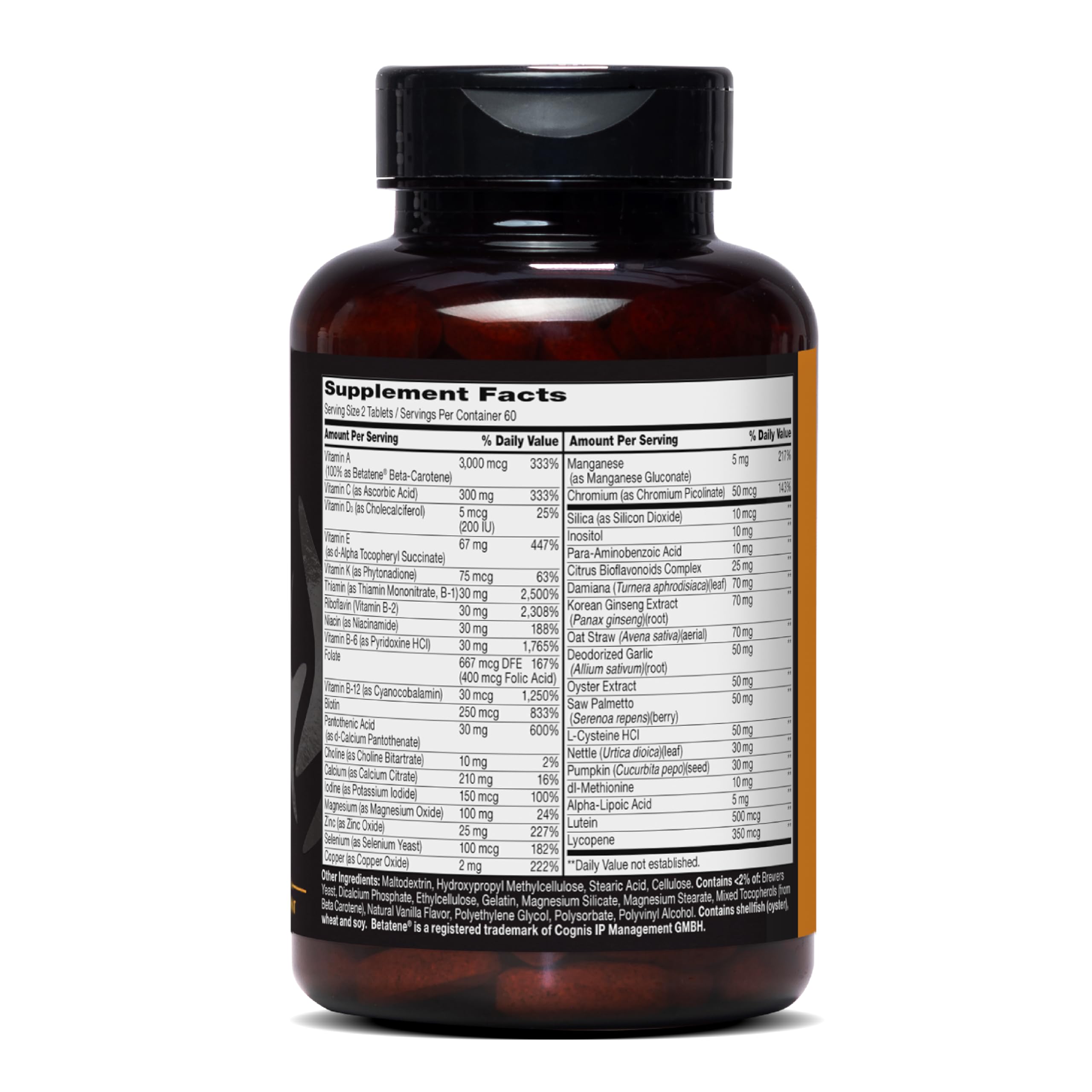 Bottle displayed on a white background