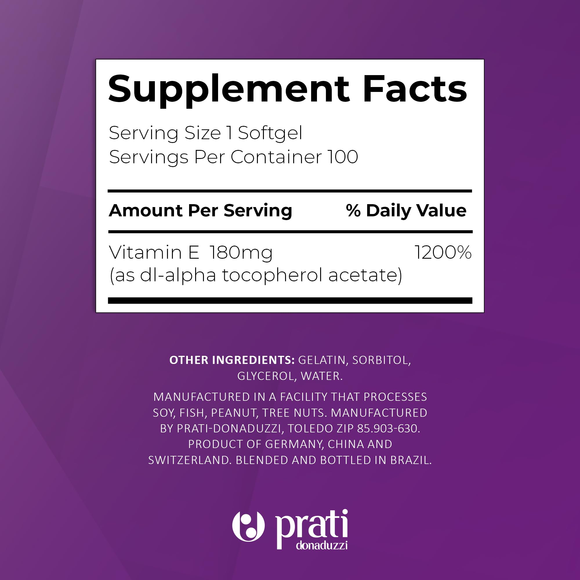 Open bottle with softgel capsules