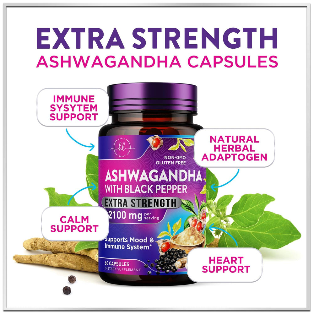 USA bottled Ashwagandha packaging