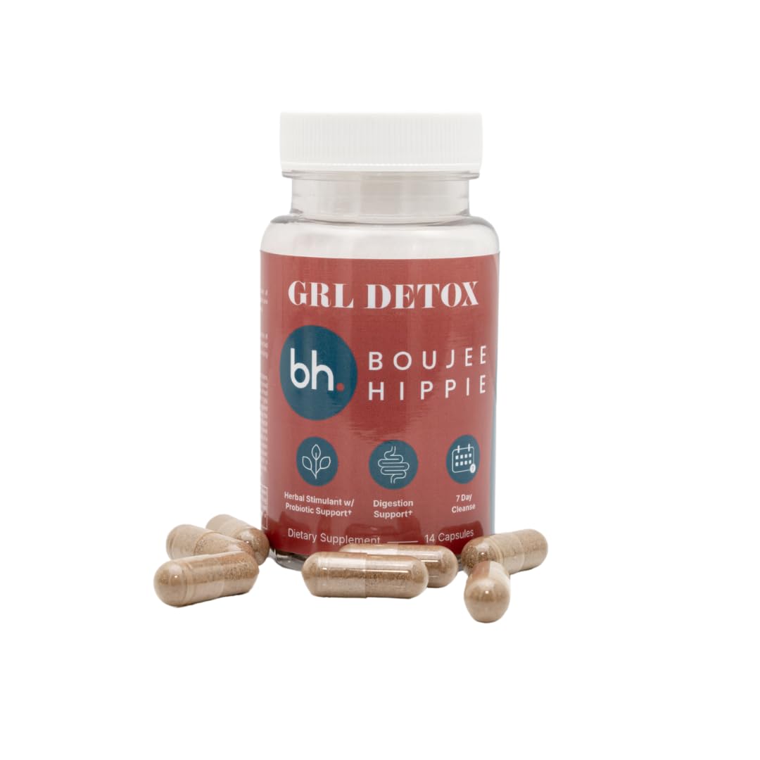 Boujee Hippie GRL Detox lifestyle image evokes mindful wellness moments.
