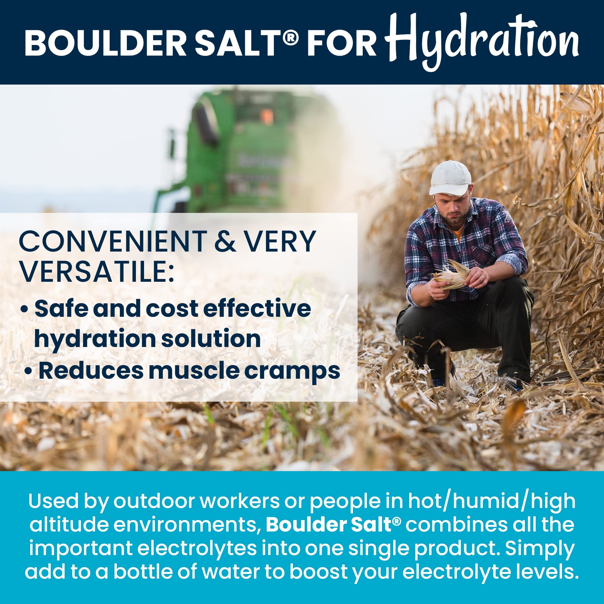 Boulder Salt highlights magnesium and potassium nutrients in a beverage.