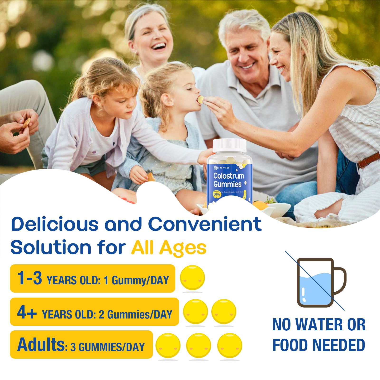 Probiotic blend with 50 billion CFU and prebiotics