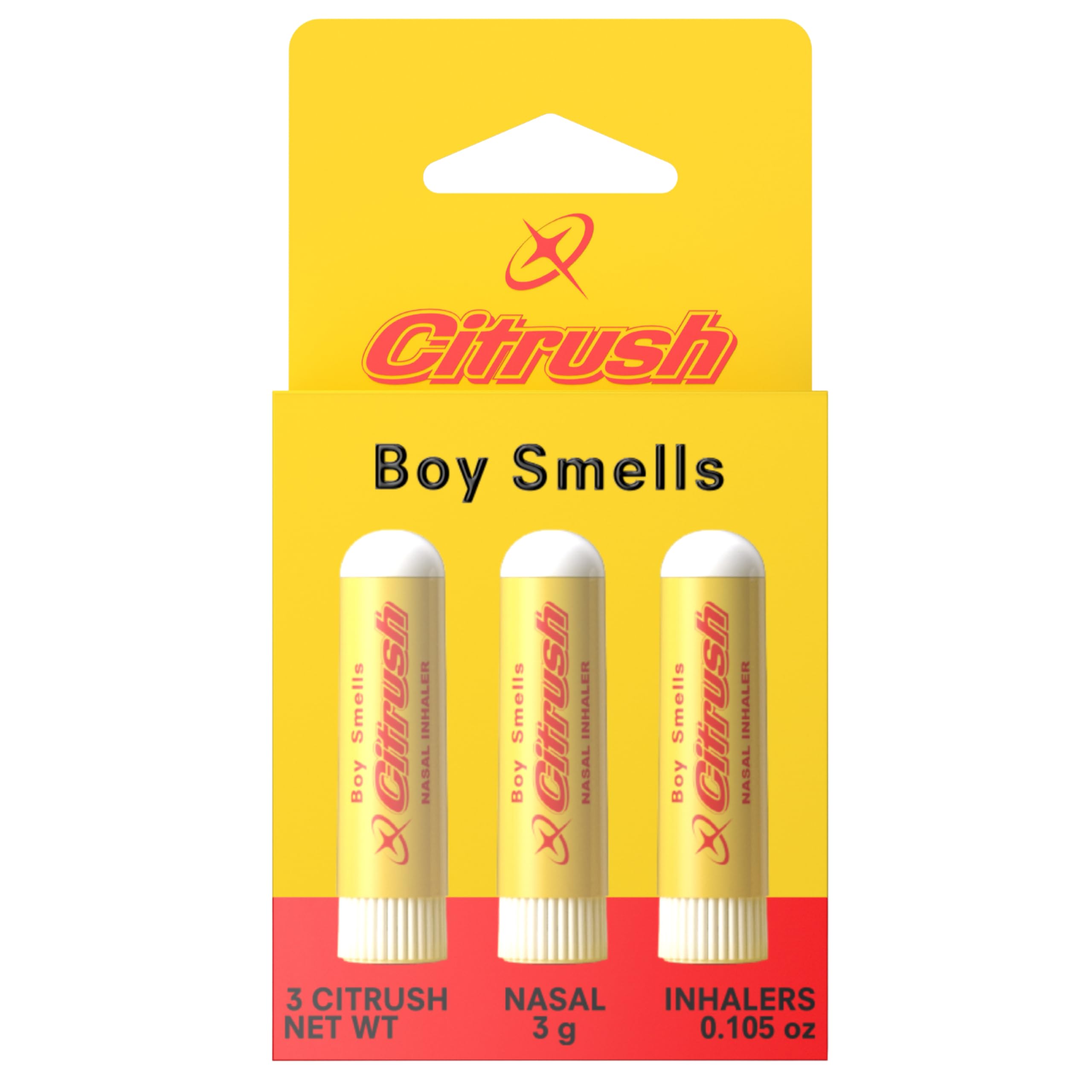 Citrus Sniffer Nasal Stick packaging displayed on white background