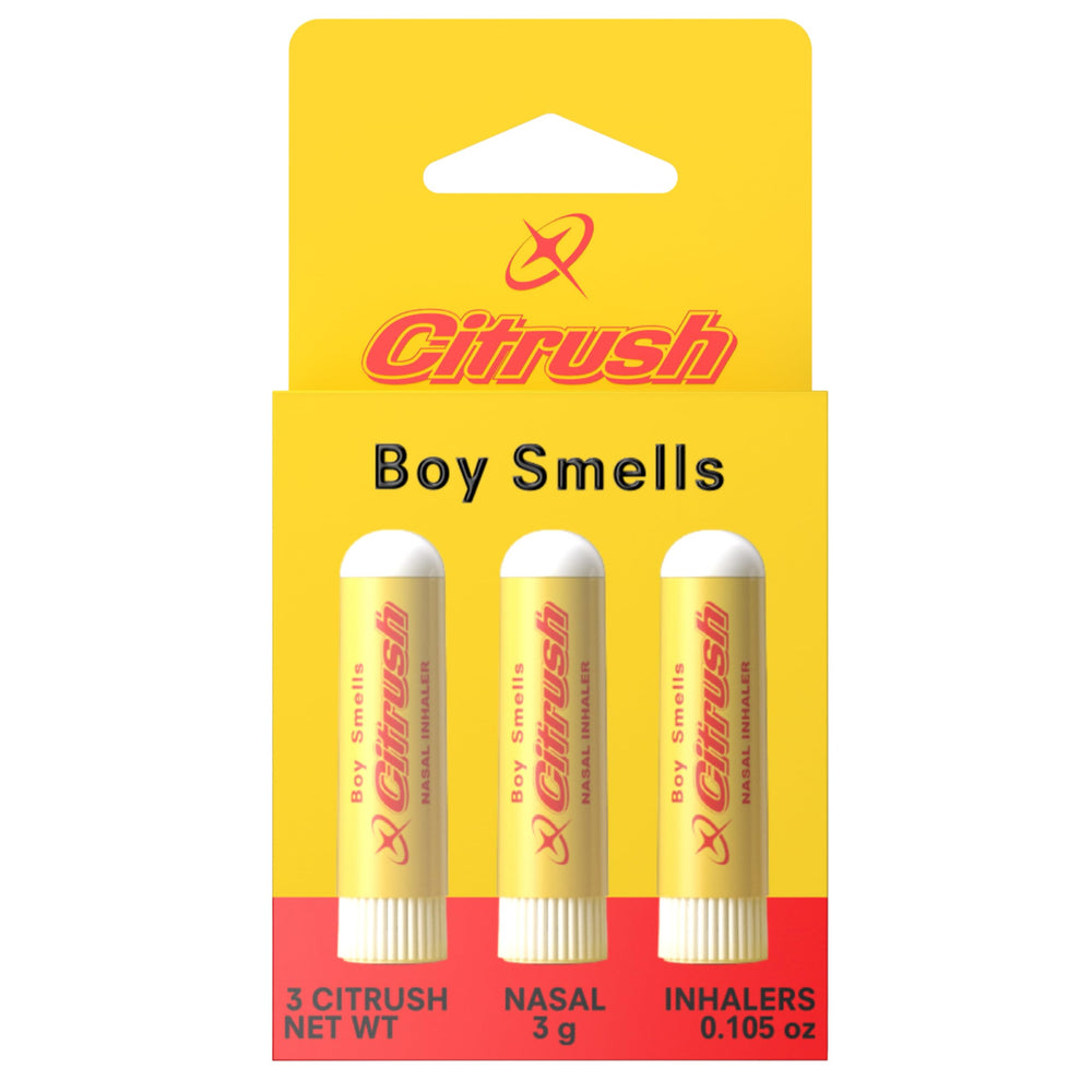 Citrus Sniffer Nasal Stick packaging displayed on white background
