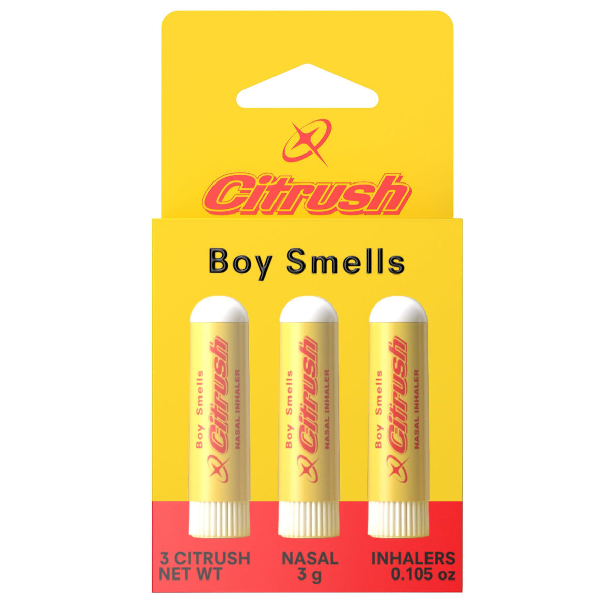 Citrus Sniffer Nasal Stick packaging displayed on white background