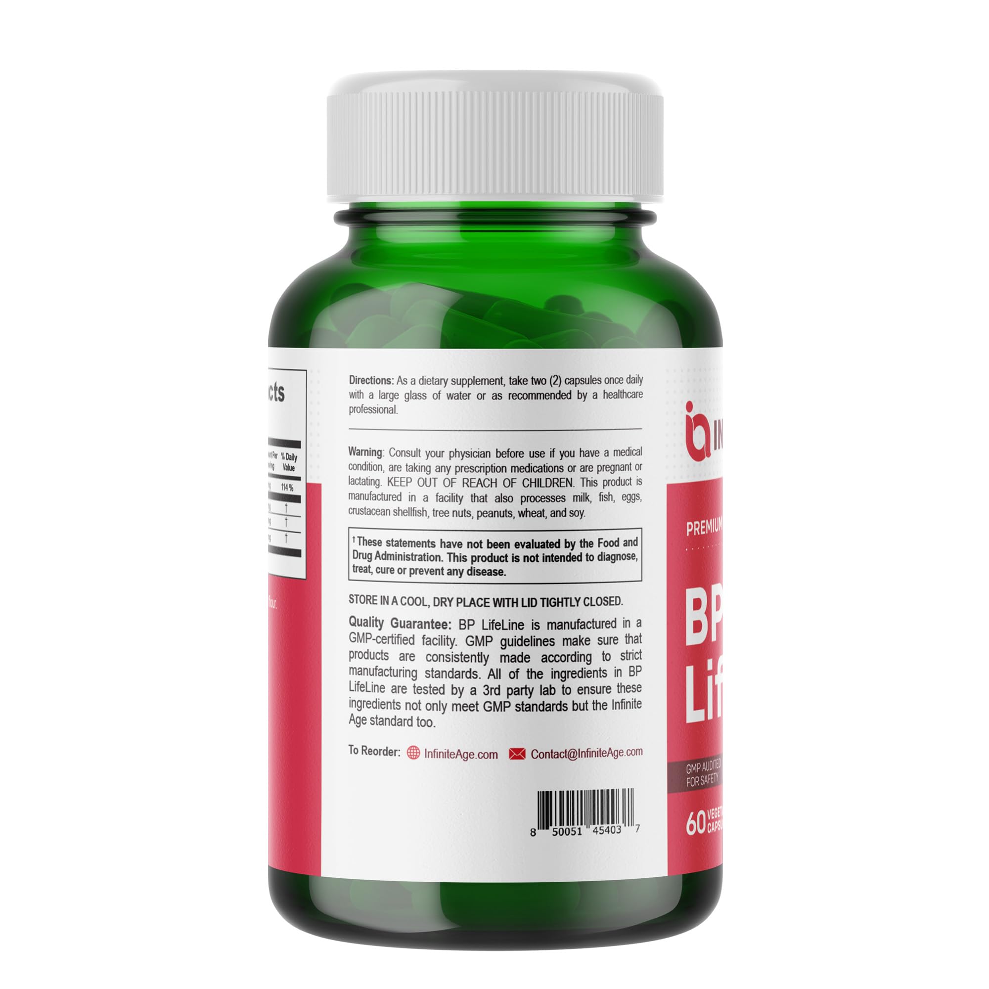 Grapeseed extract used in BP Lifeline Capsules