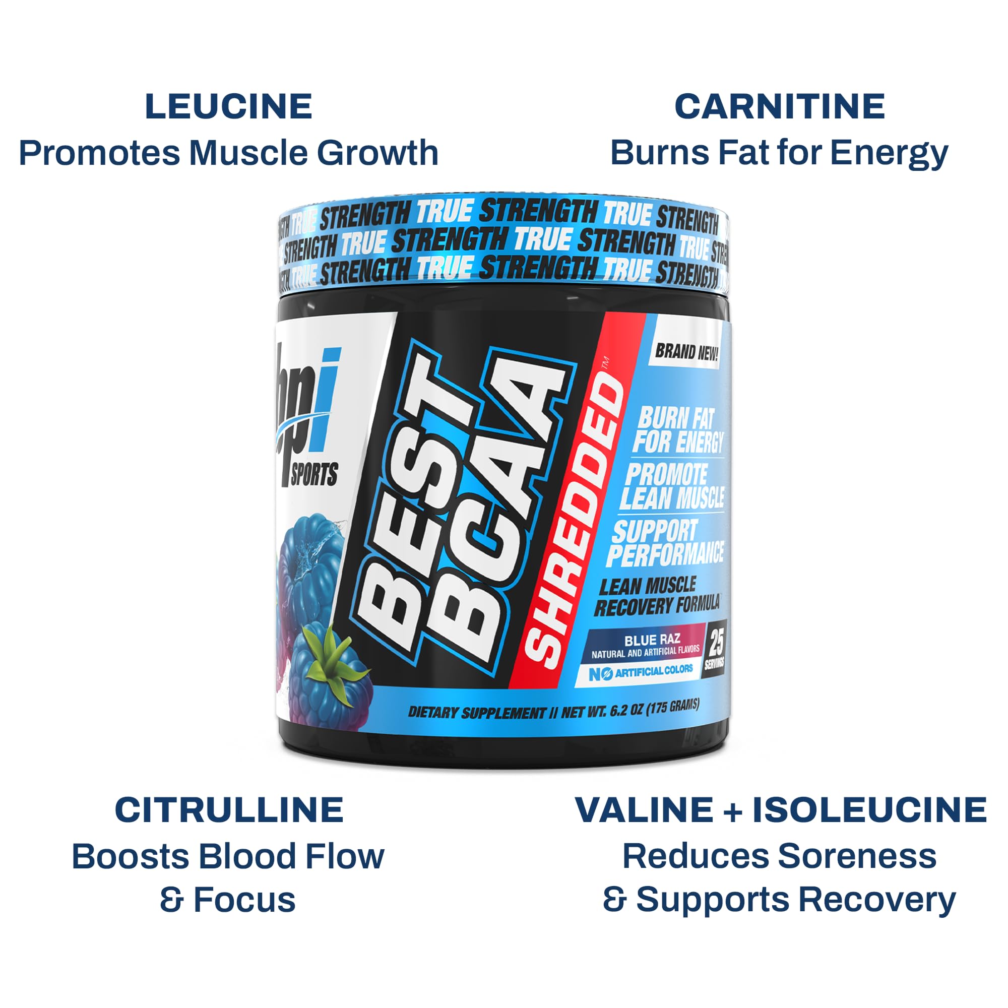 Serving scoop and measurement for BCAA Shredded