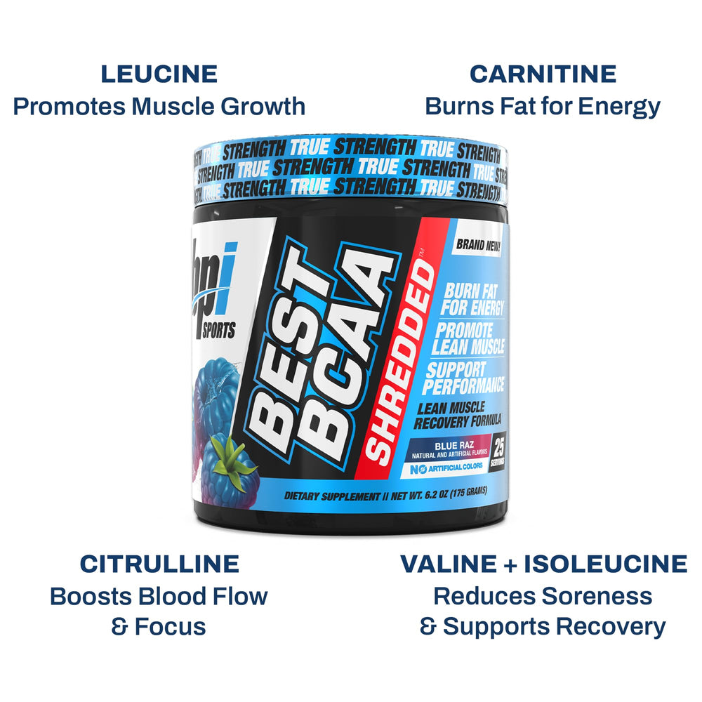 Serving scoop and measurement for BCAA Shredded