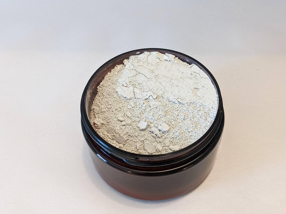 BPA-free amber jar for toothpaste powder